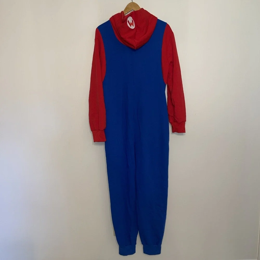 Nintendo Super Mario Bros OppoSuits Red Blue Costume Union JumpSuit Men's S/M